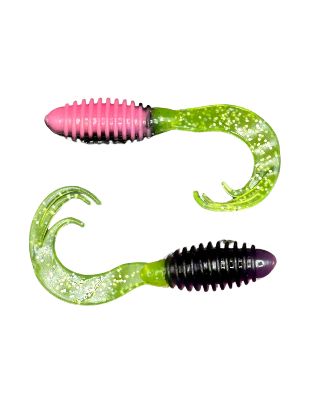 2" ATX Ribbed Triple Curl Tail - TTP Outdoors