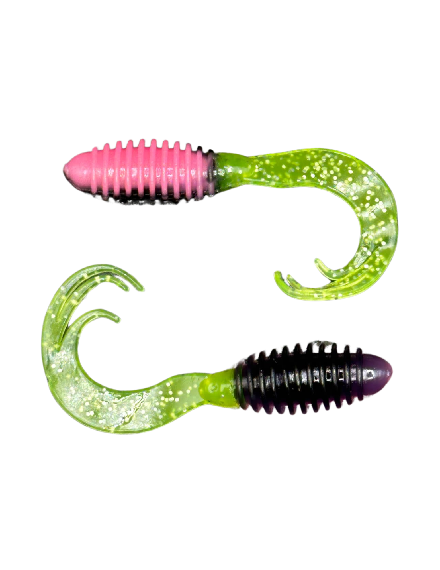 2" ATX Ribbed Triple Curl Tail - TTP Outdoors