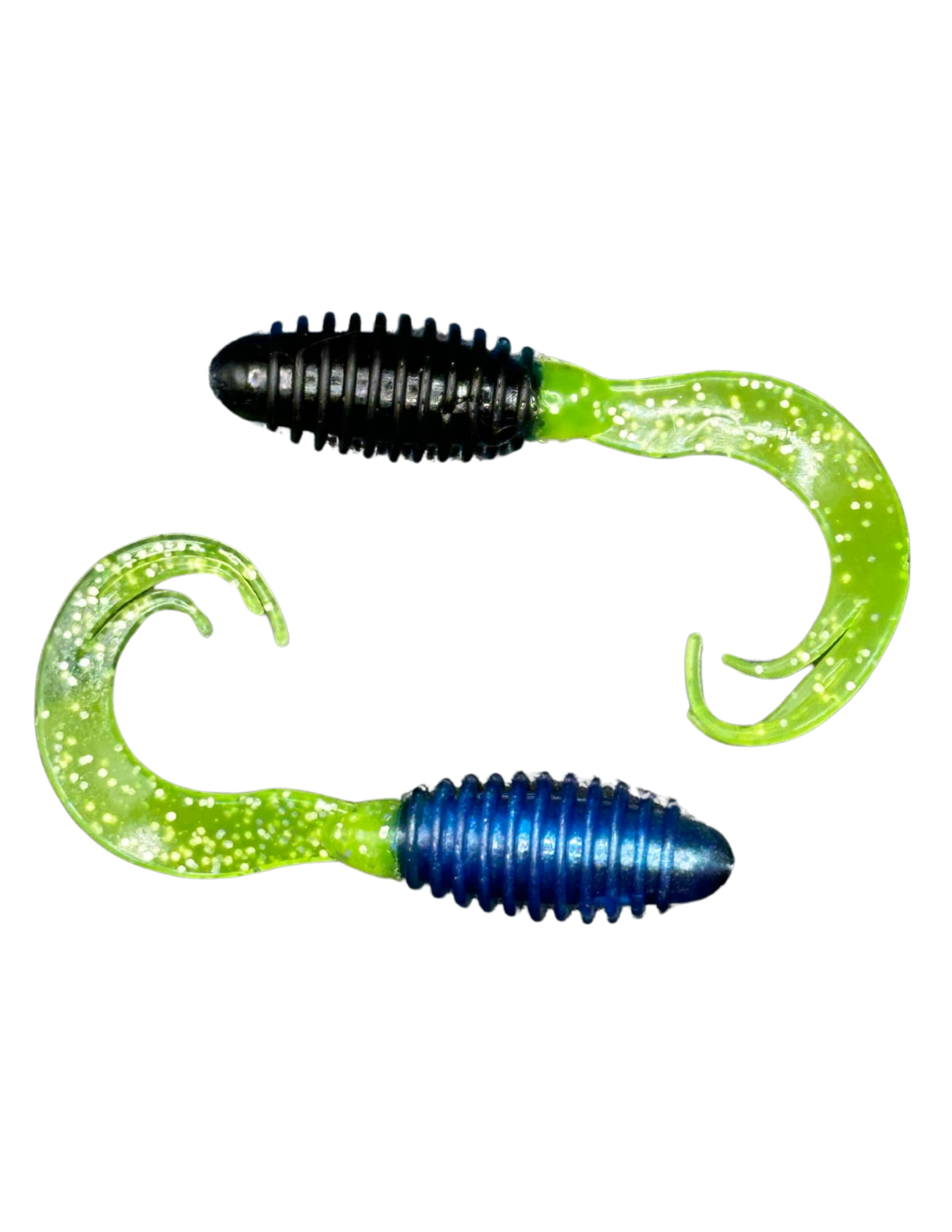 2" ATX Ribbed Triple Curl Tail - TTP Outdoors