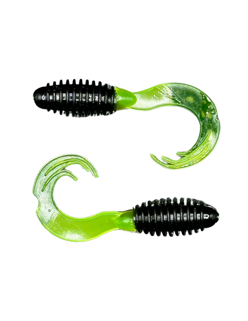 2" ATX Ribbed Triple Curl Tail - TTP Outdoors