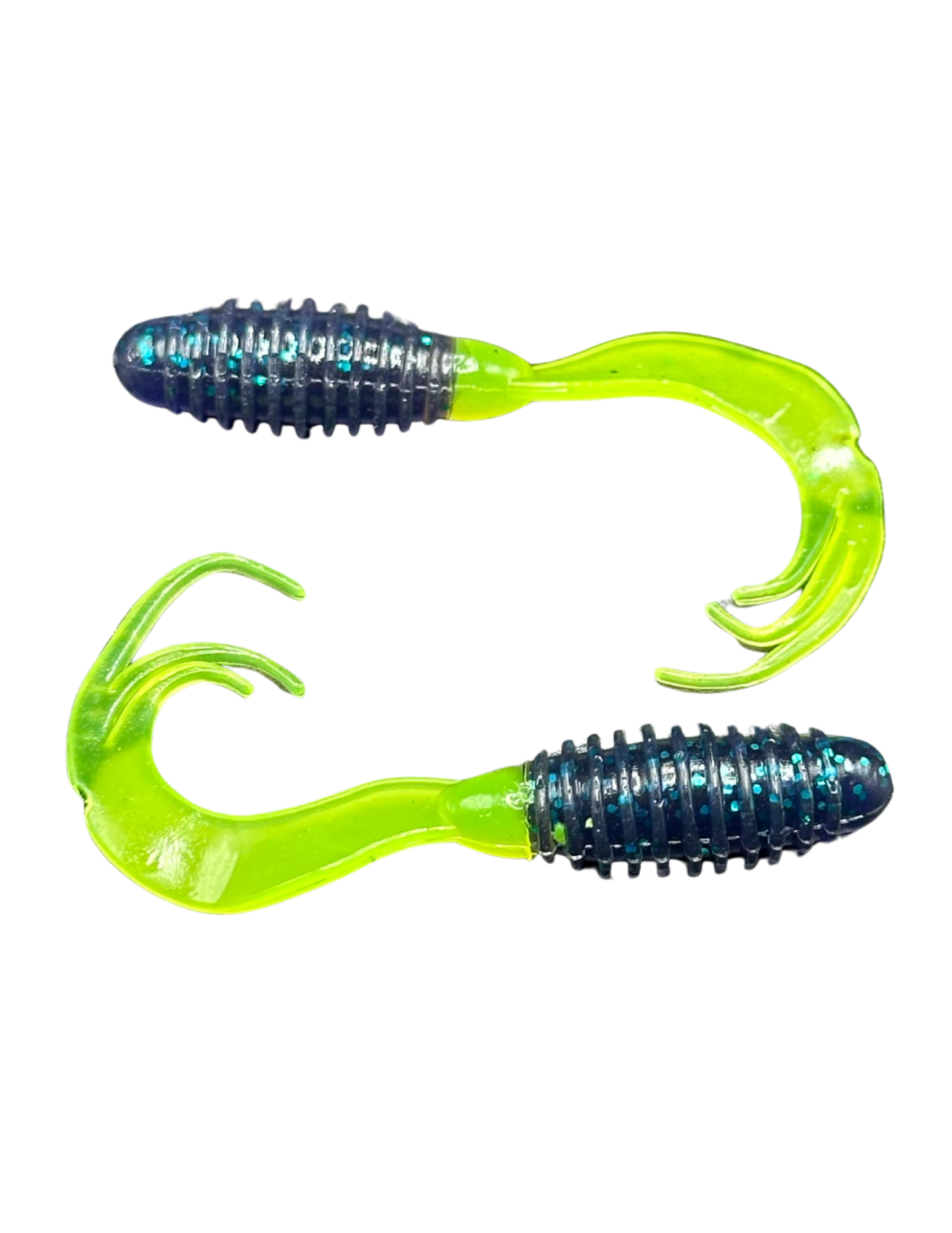 2" ATX Ribbed Triple Curl Tail - TTP Outdoors