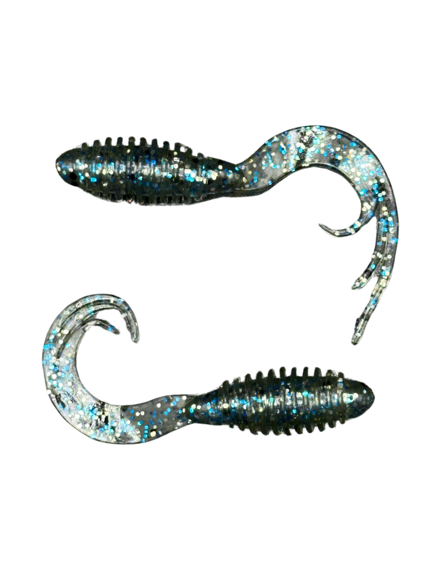 2" ATX Ribbed Triple Curl Tail - TTP Outdoors