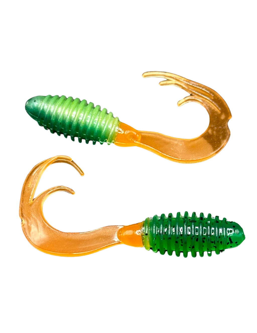 2" ATX Ribbed Triple Curl Tail - TTP Outdoors