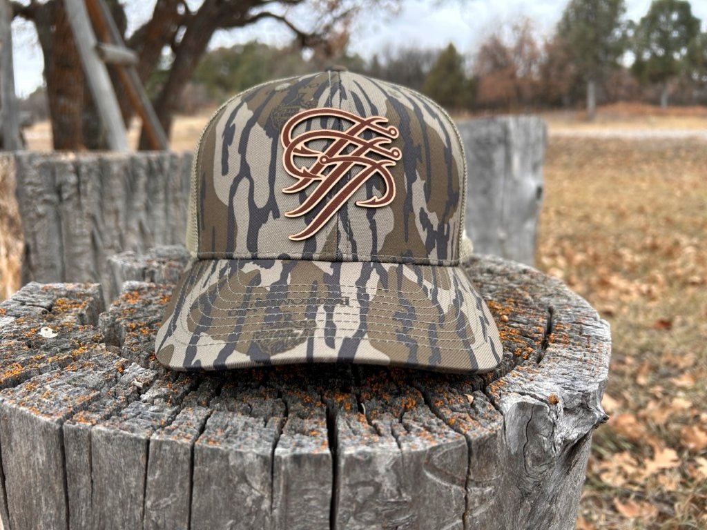 MOSSY OAK BOTTOMLAND - LEATHER PATCH - TTP Outdoors