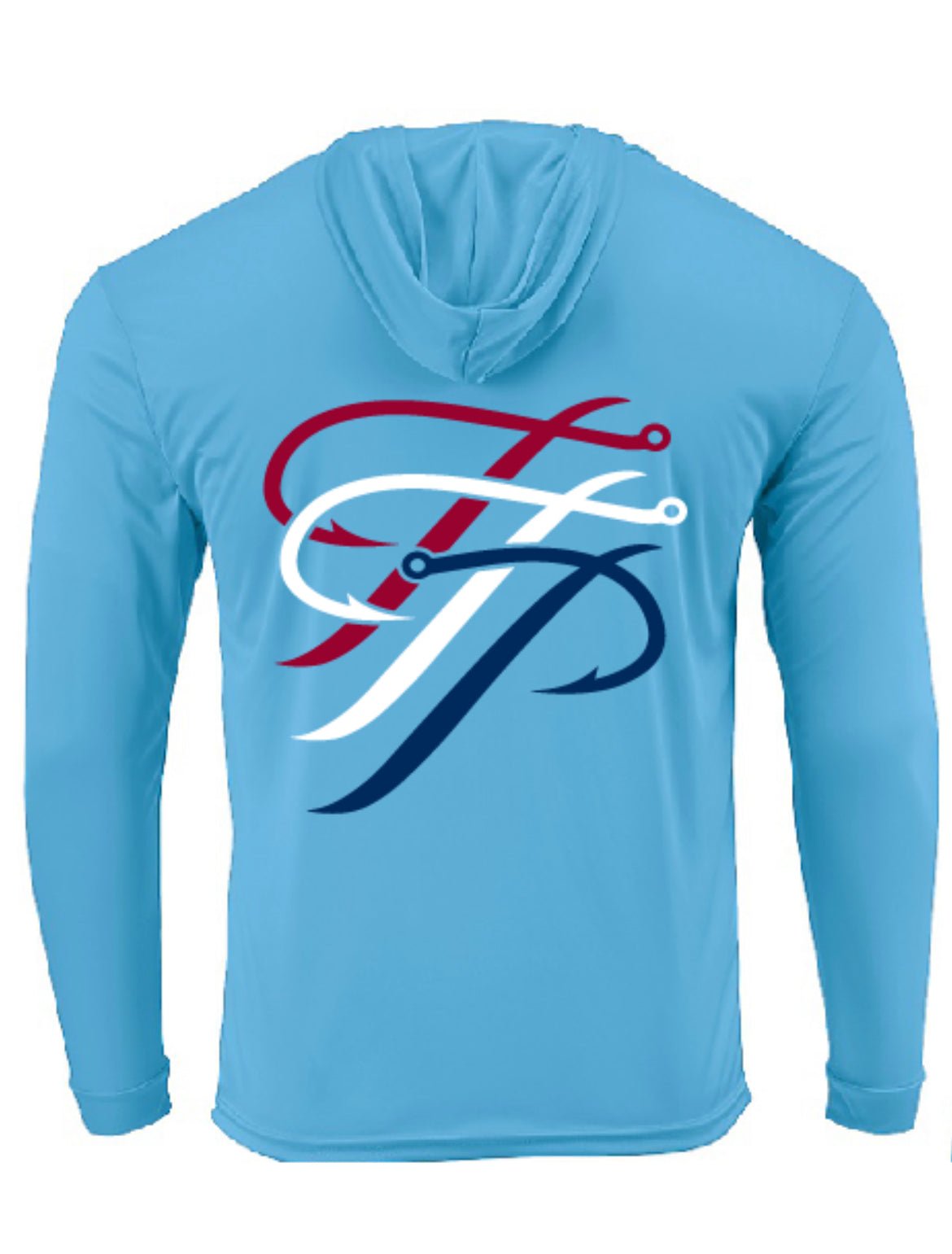 TTP BACK/SLEVE BIMINI BLUE HOODIE - TTP Outdoors