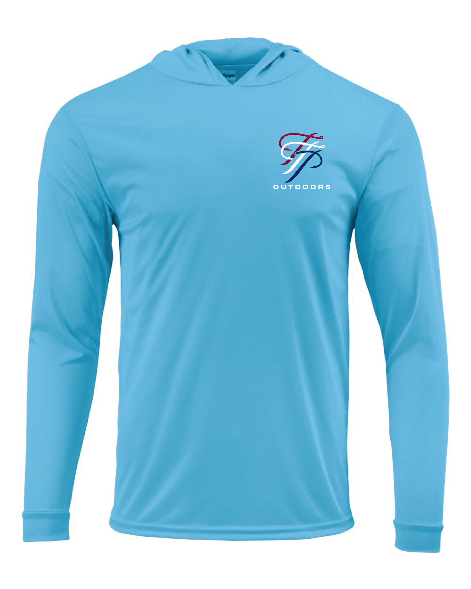 TTP BACK/SLEVE BIMINI BLUE HOODIE - TTP Outdoors