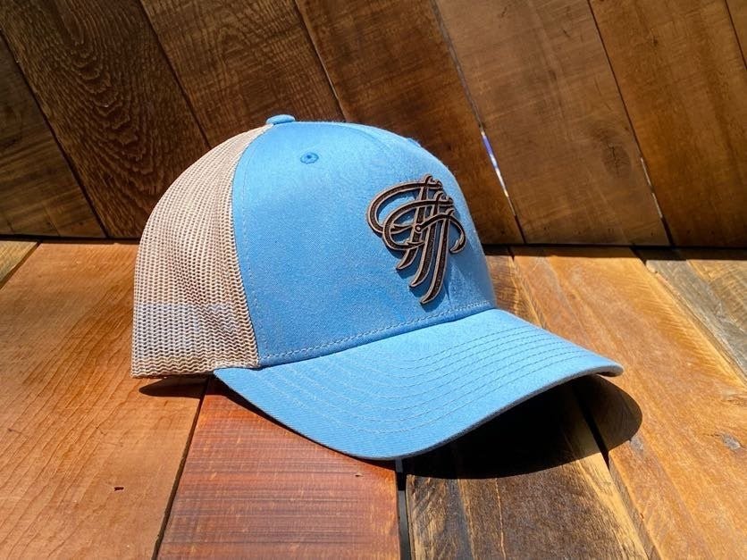 TTP Columbia Blue/ Khaki / Leather Cut Out - TTP Outdoors