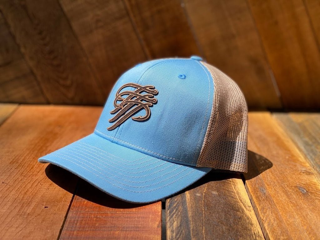 TTP Columbia Blue/ Khaki / Leather Cut Out - TTP Outdoors