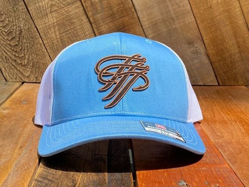 TTP Columbia Blue/White/ Leather Patch Cut Out - TTP Outdoors