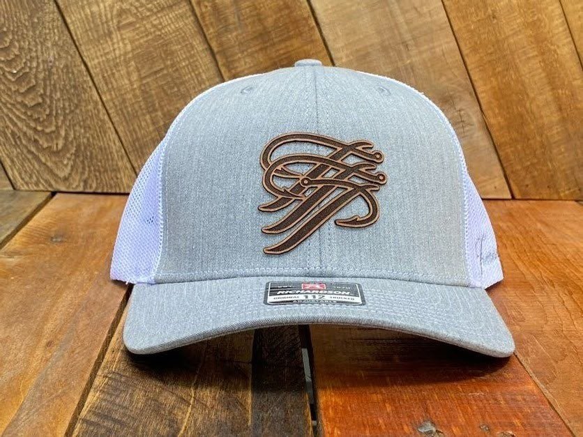 TTP Heather Grey/ Leather Patch Cut Out - TTP Outdoors