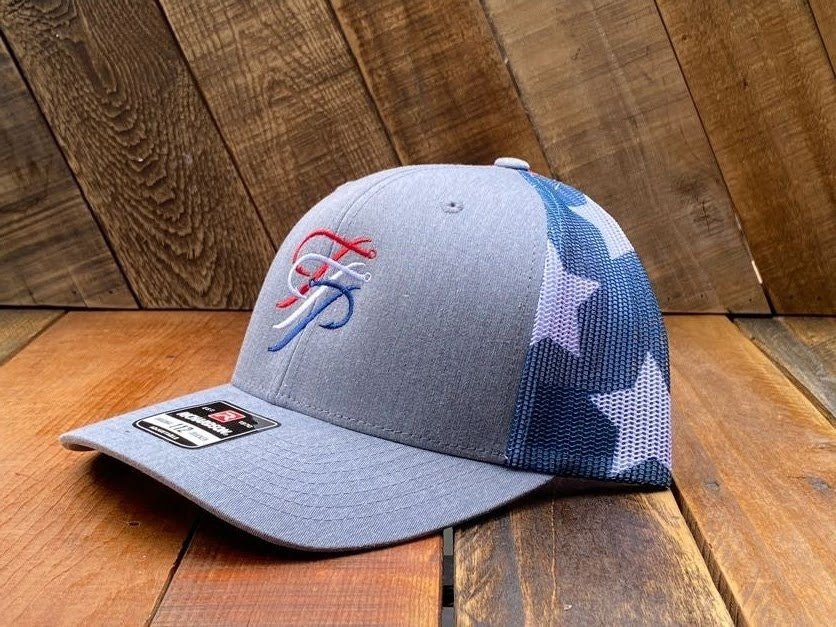 TTP Heather Grey/ USA Mesh Embroidered - TTP Outdoors