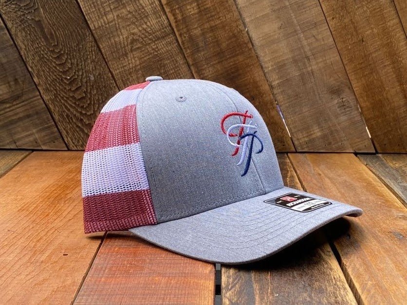 TTP Heather Grey/ USA Mesh Embroidered - TTP Outdoors