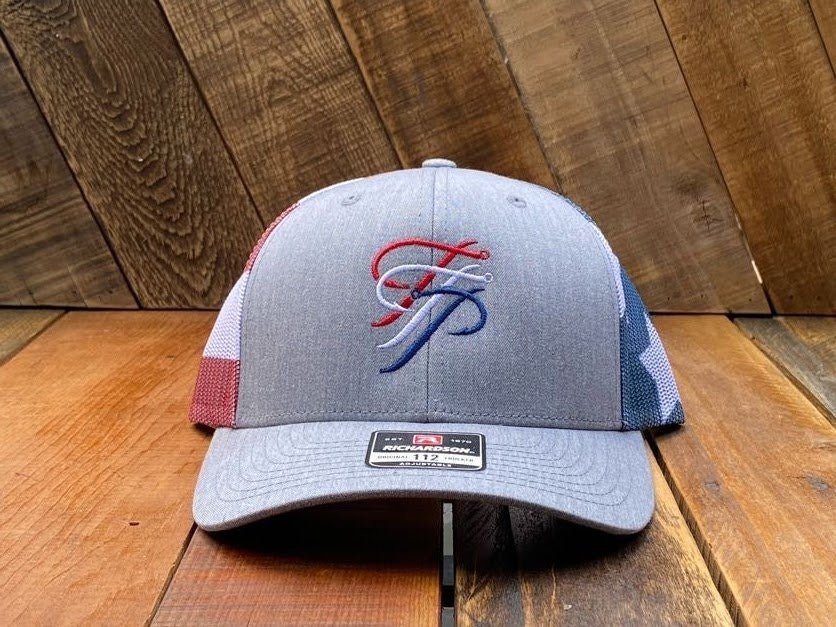 TTP Heather Grey/ USA Mesh Embroidered - TTP Outdoors