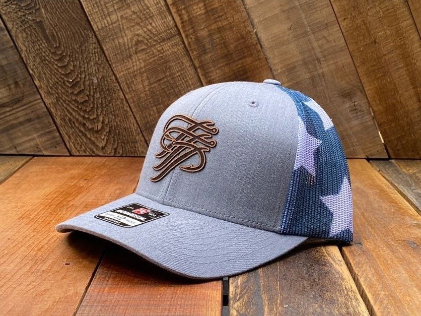 TTP Heather Grey/ USA Mesh Leather Cut Out - TTP Outdoors