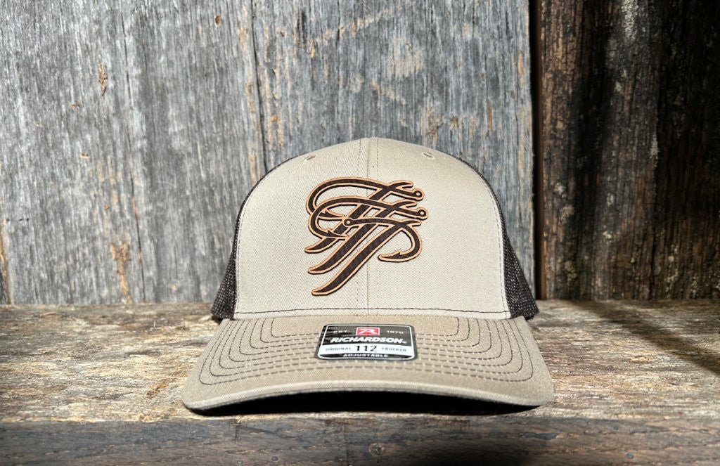 TTP Khaki/Coffee Leather Patch Cut Out - TTP Outdoors