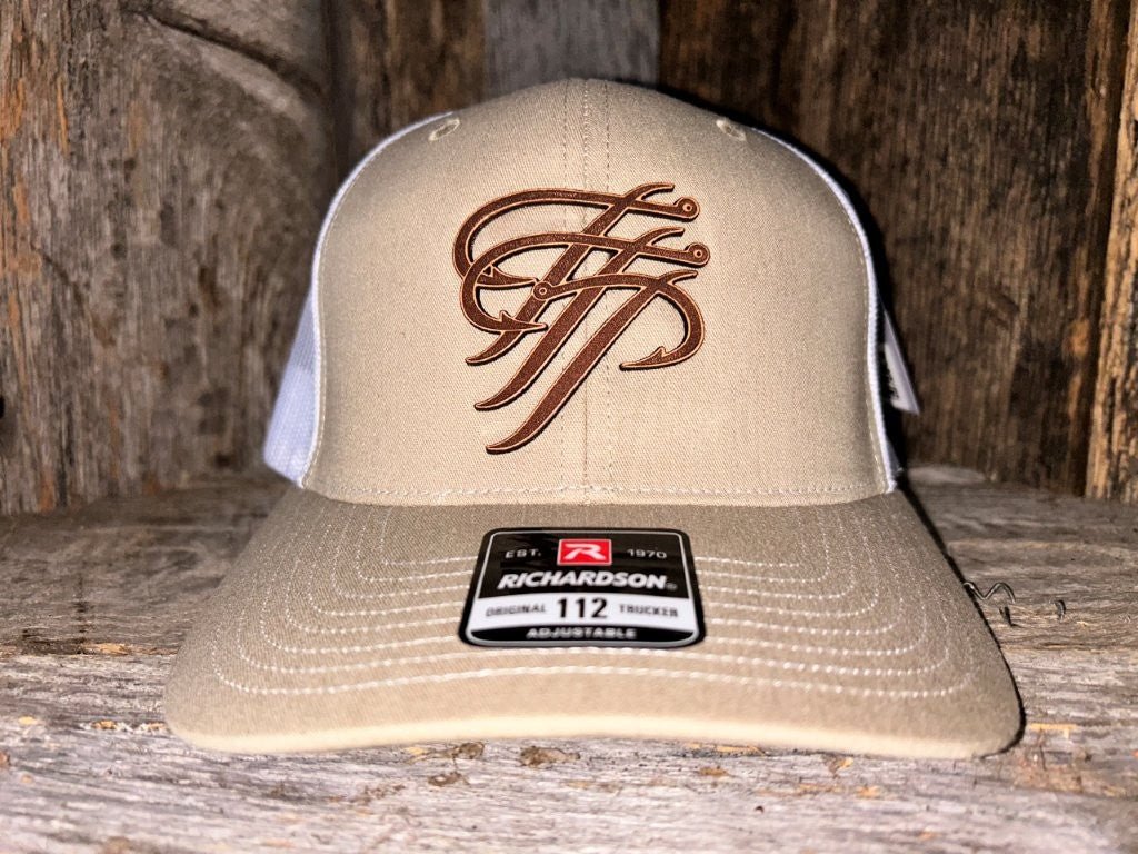 TTP Khaki/White Leather Patch Cut Out - TTP Outdoors