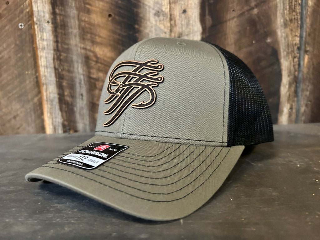 TTP Loden/Black/ Leather Patch Cut Out - TTP Outdoors